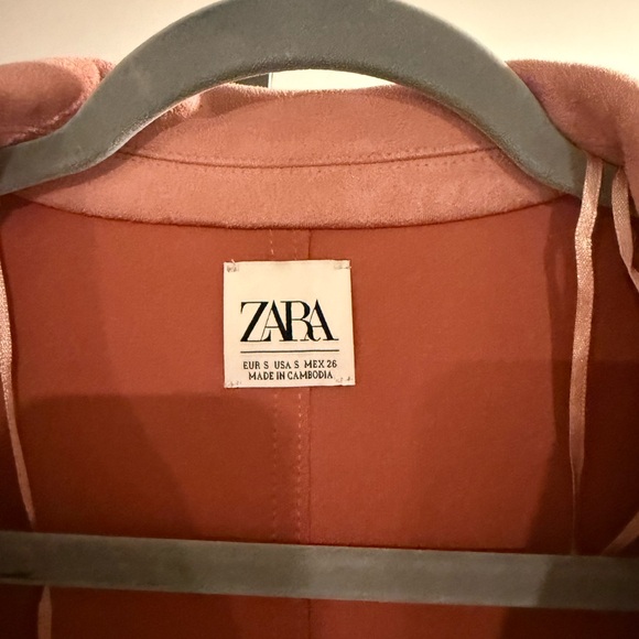 Zara faux suede jacket - Picture 3 of 9